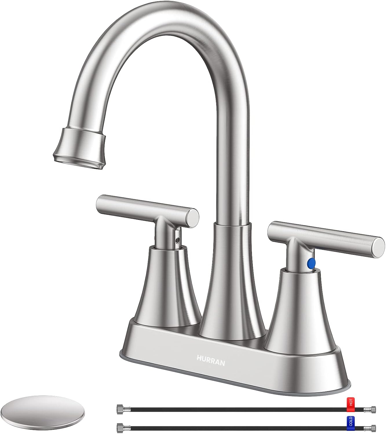 Hurran 4-Inch Centerset Bathroom Faucet