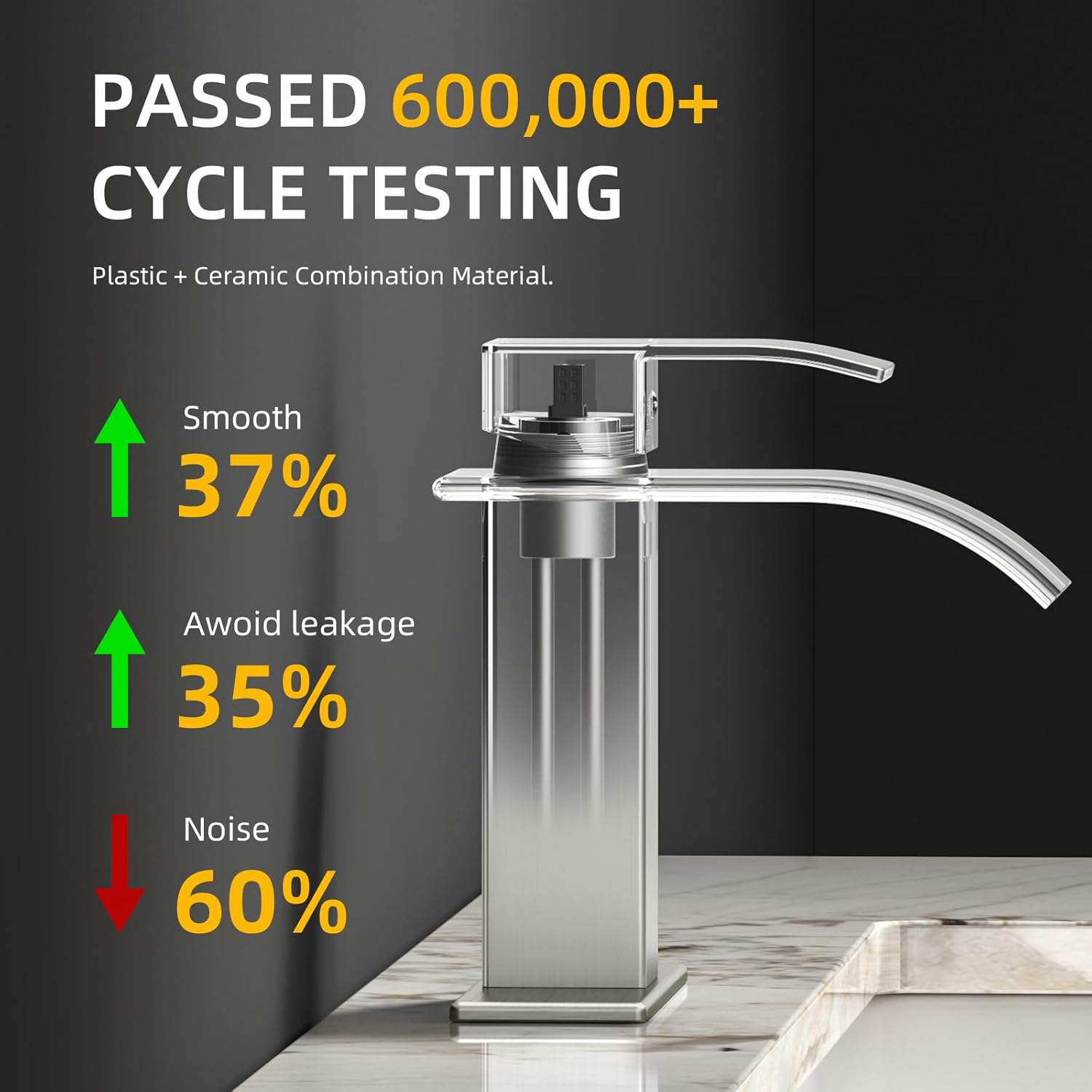 Premium Waterfall Bathroom Faucet