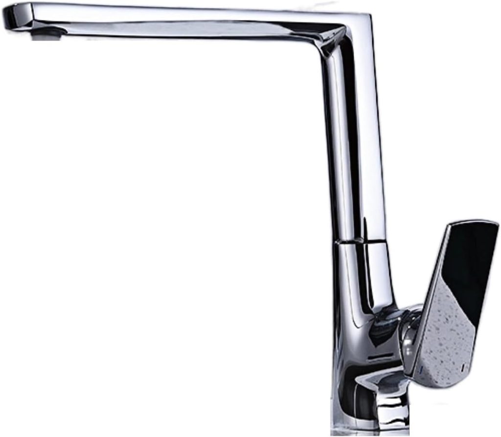Factory Deck Mounted Chrome Brass Kitchen Mixer Sink Faucets Free Adjustment of Hot Cold Water Kitchen Faucets
