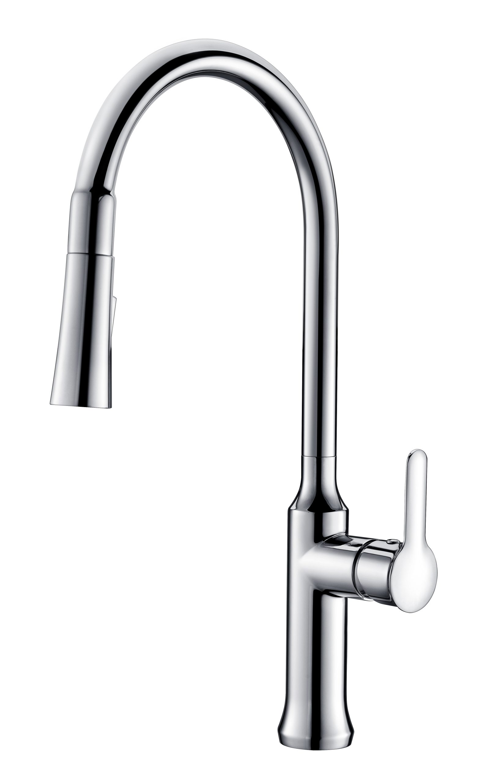 Modern Tall Gooseneck Pullout Kitchen Faucet For Home & Commercial Kitchen Wholesale